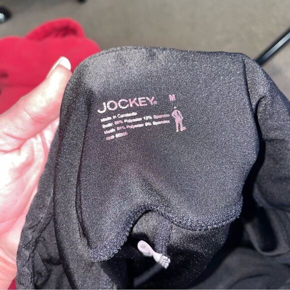 Jockey brand SZ M clack stretch capri yoga pants - Picture 6 of 9